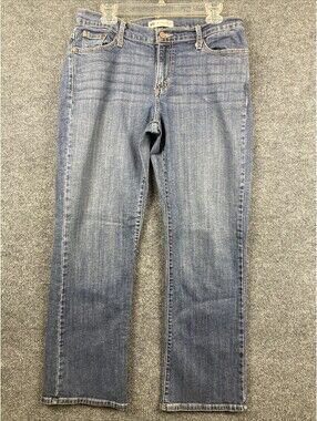 Levi's Red Tab Women Size 16 Medium Wash 529 Curvy Boot Cut Blue Denim Jeans EUC